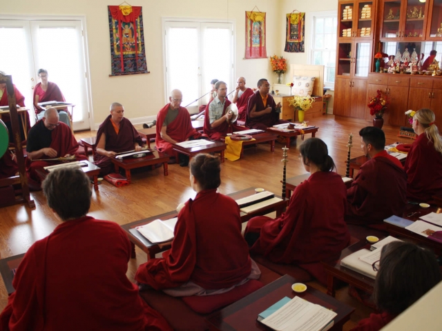 Evening Prayers Evening Prayers at Lotus Garden. Mindrol Lekshey 2016