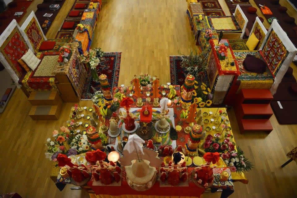 Vajrasattva Shrine Vajrasattva Shrine at the Mahasangha. October 2016