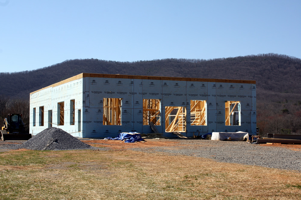 12 MARCH&mdash;View of temple with four walls.