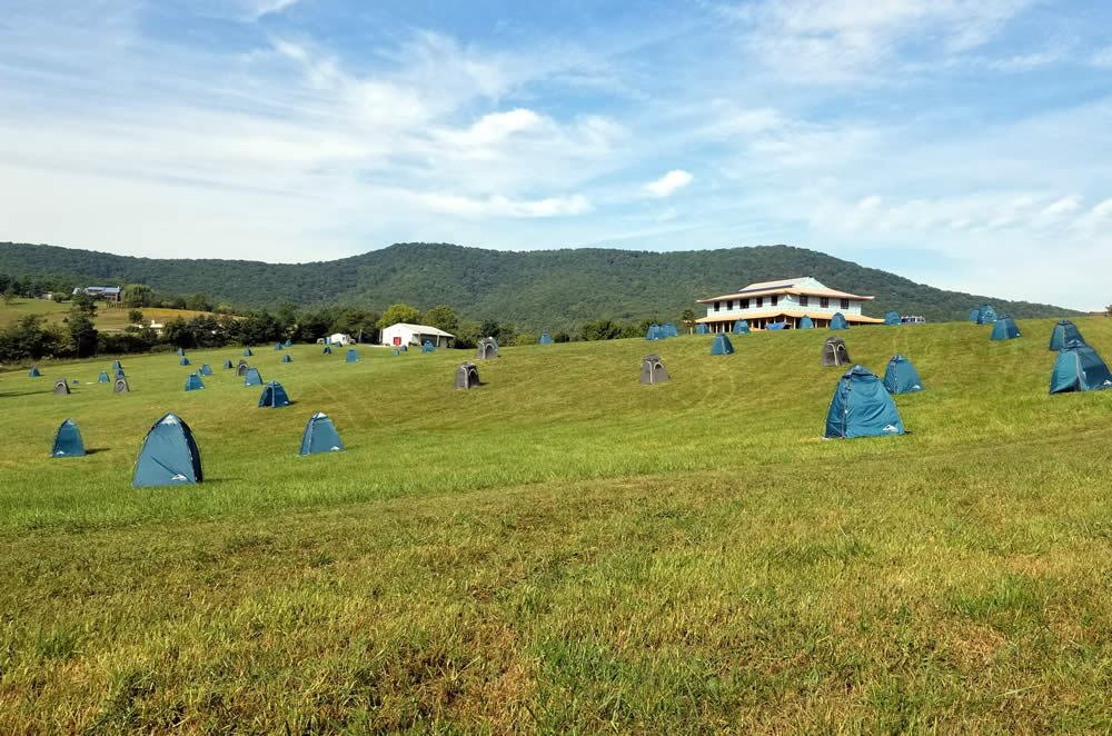 View of chö gar View of chö gar