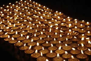 Butterlamps Offered to the Victims of the Australian Wildfires